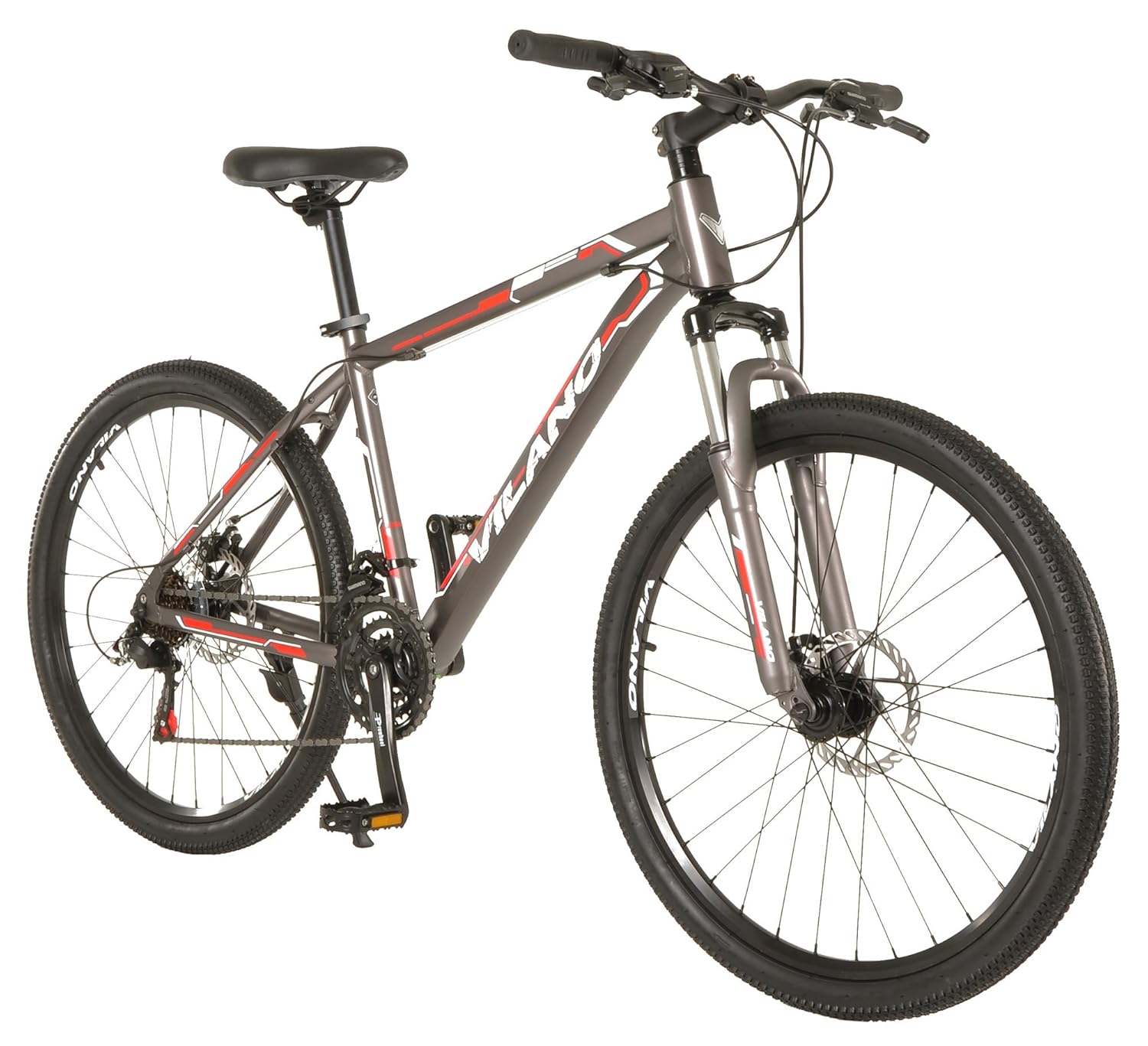 Amazon.com : Vilano Ridge 1.0 Mountain Bike MTB 21 Speed Shimano with Disc Brakes