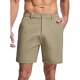 Yevtzl Men's Golf Shorts 7 Inch Inseam Lightweight Hybrid Casual Short, Quick Dry Flat Front Work Dress Shorts with Pockets