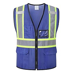 HATAUNKI Safety Vest for Men, Reflective Vest with