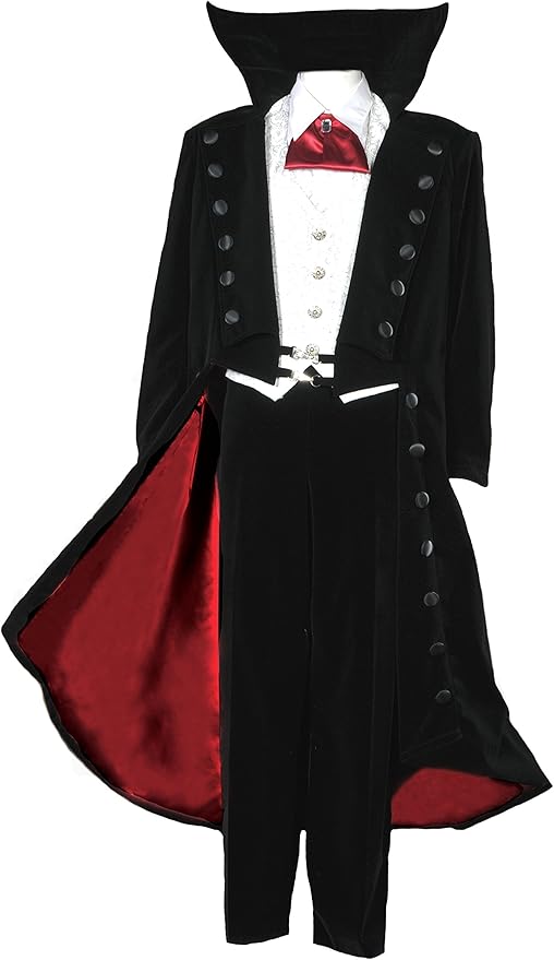Tabi's Characters Men's Deluxe Count Dracula Vampire Theatrical Quality Costume