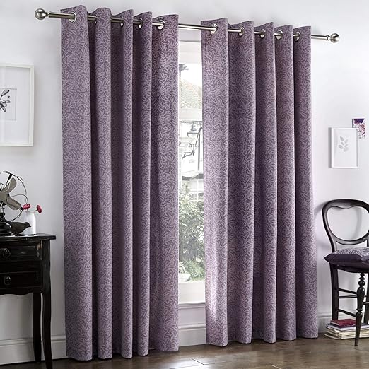 Dreams Drapes Hanworth Lined Eyelet Curtains 66 Width X 72