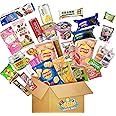 Geely Snack Box Exotic Asian Assorted Snack Box | Variety Pack of Best Tasting Snacks and Candies from China，Japan, Malaysia, etc- Gift for Friends, Family, Loved Ones, Coworkers, Colleagues (2 lbs)