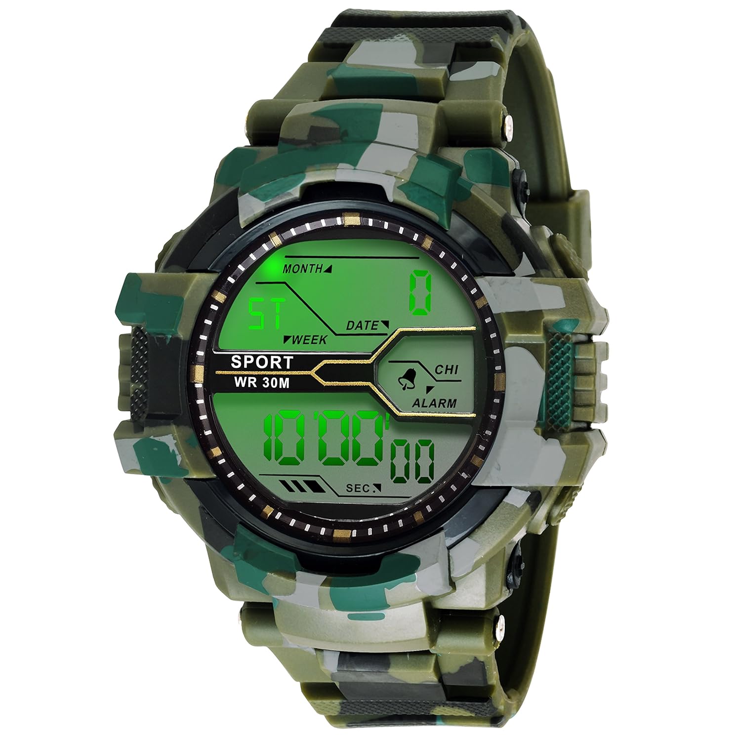 ziera digital multicolor dial men's & boy's digital watch - zr903