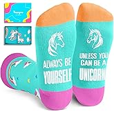 HAPPYPOP Animal Gifts Ideas - Crazy Dragon Socks for Women, Unicorn Dinosaur Gifts for Men