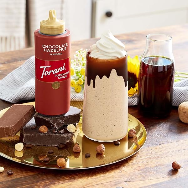 TORANI PUREMADE SAUCE, PUMPKIN PIE, 16.5 OUNCES (PACK OF 4)