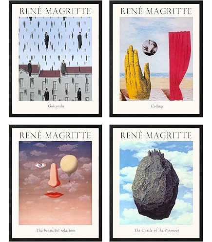 LEmpire des Lumieres/ルネ マグリット/ポスター Amazon.com: L'Empire des Lumieres by Rene Magritte 33.5