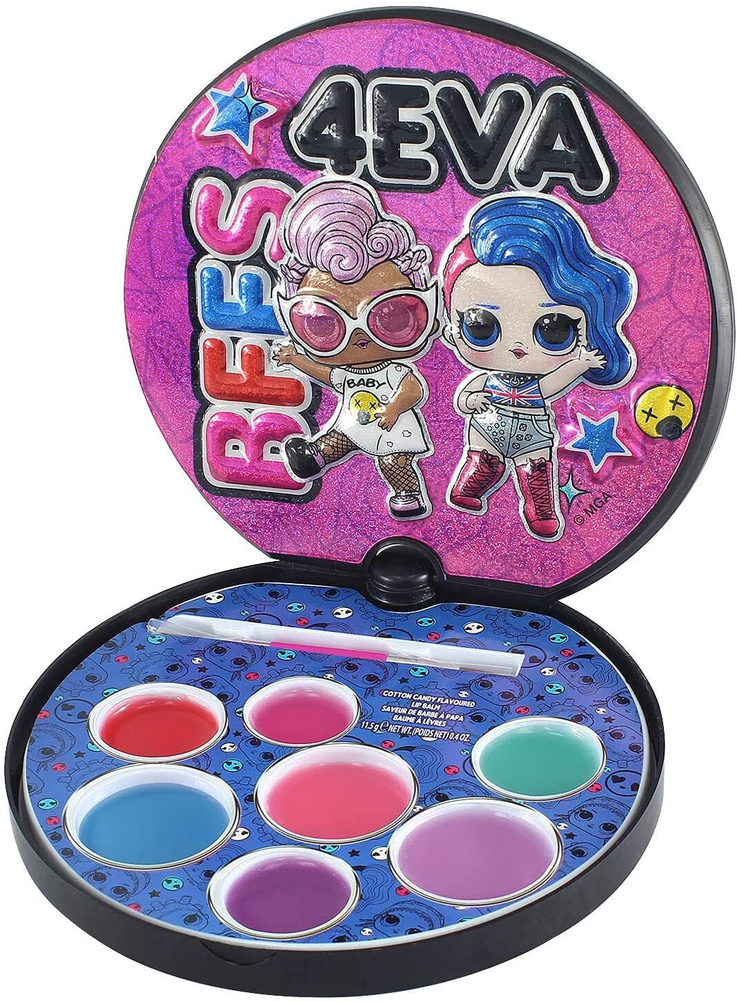 Townley Girl LOL Surprise Lip Balm Make Up Brush Mirror Lipstick Cosmetic Fun Gift Play Set