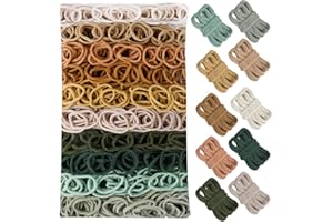 DNPHRPY 800 PCS Weaving Loops 7” Traditional-Sized Neutral Themed 10 Color Potholder Loom Refill Loops for Kids Adults Rainbow Knitting Loops Weaving Flexible Loom Kit Elastic Ideal for Girls Ages DIY Crafts