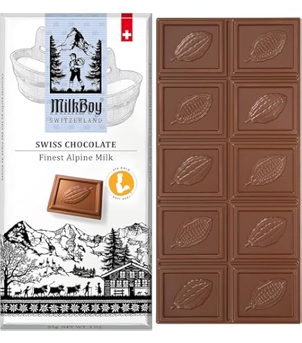 Amazon.com : Milkboy Swiss Chocolates Milk Chocolates - Alpine