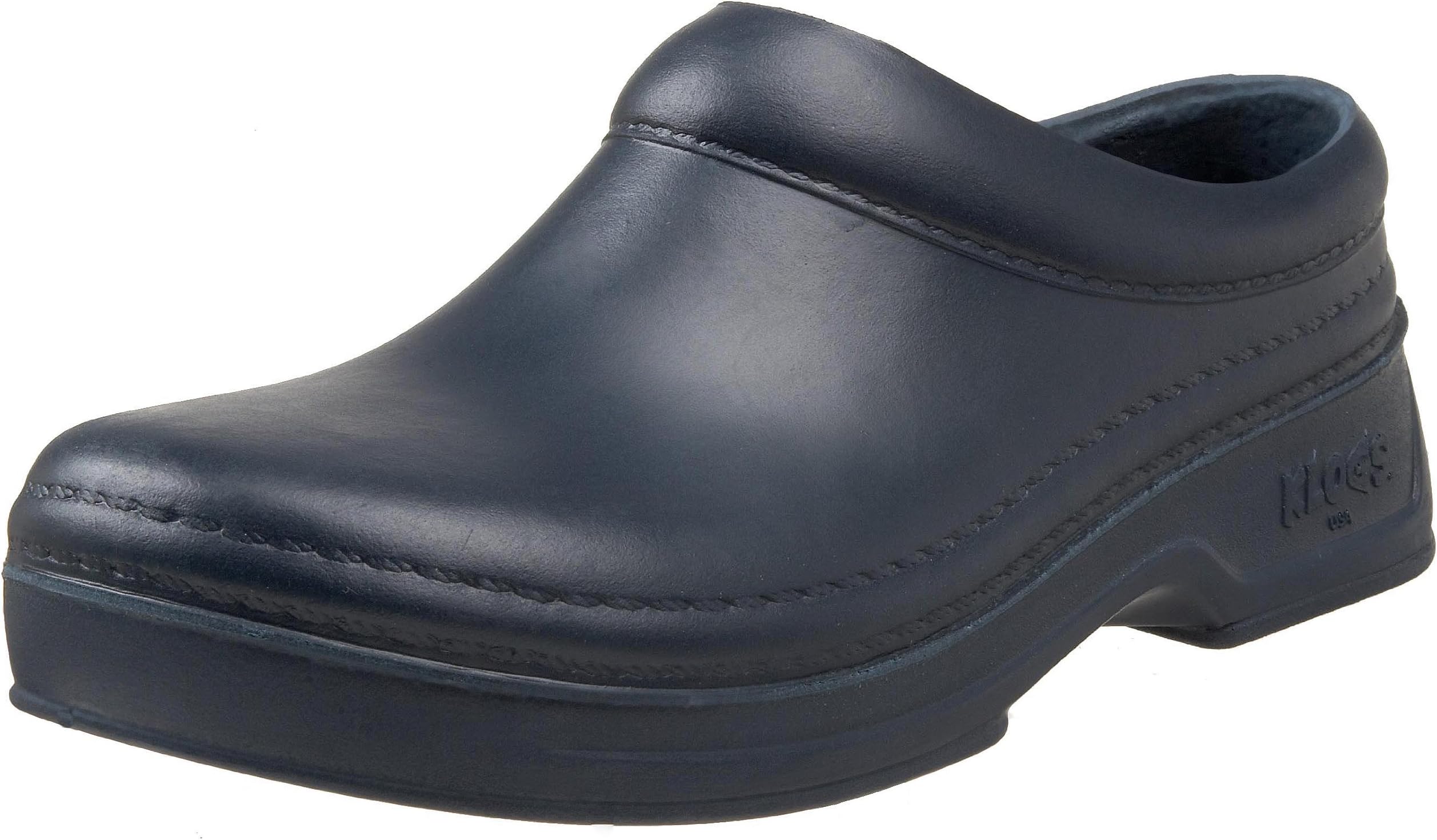 Women's Springfield Closed Back Clog,Navy,9 W US