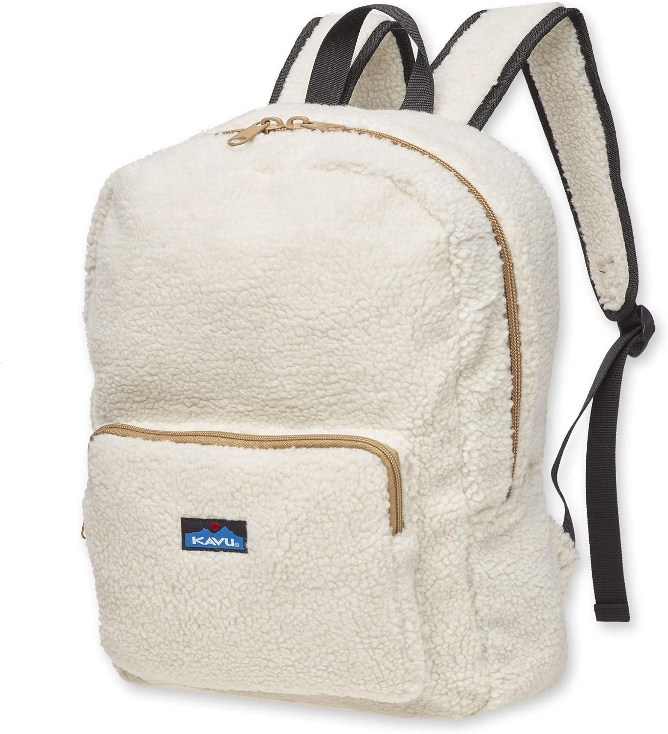 KAVU Pack Fleece Backpack Furry Sherpa Bag for School Kids and Travel