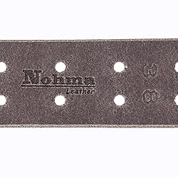 Men’s Classic Leather Belt, Double Prong Retro