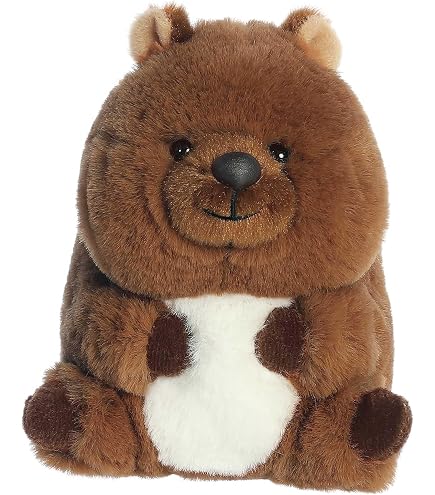 Wild Republic Quokka Plüschtier, 20 Cm – Kuscheliges Stofftier Aus Recycelten Materialien