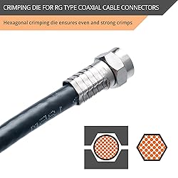 Wirefy Crimping Die for RG Type Coaxial Cable - RG