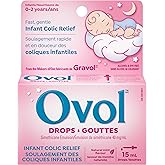Ovol Drops - Fast, Gentle Infant Colic Relief, Made in Canada, 15mL