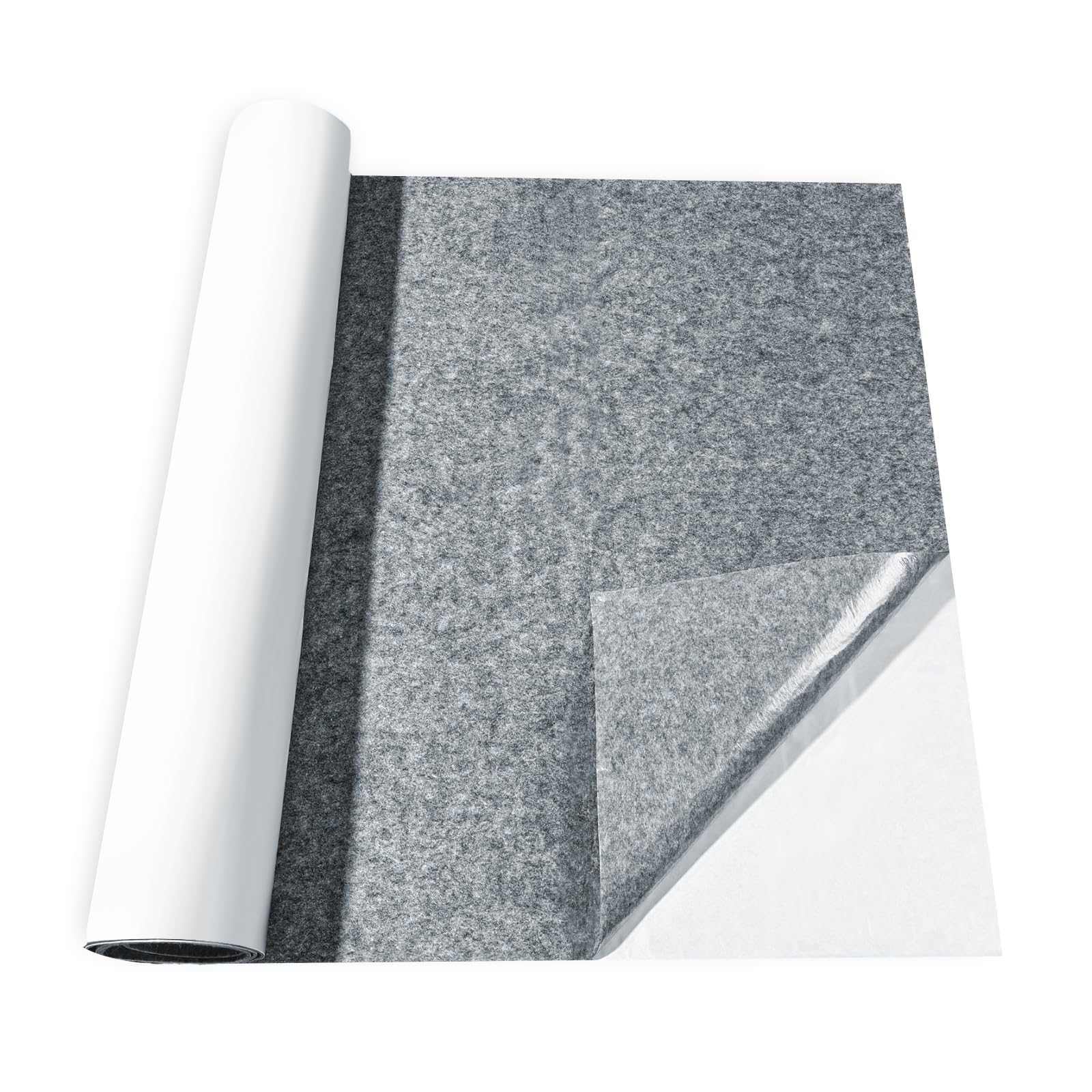 Photo 1 of Self-Adhesive 2.9 ft x 7.8 ft Marine Carpet, Waterproof Boat Carpet, Suitable for Outdoor, Passageway, Indoor (Gray)