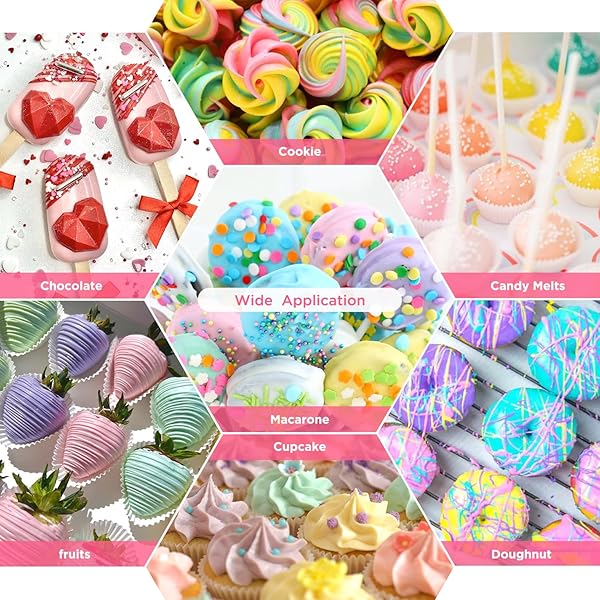 OIL BASED FOOD COLORING FOR CHOCOLATE, CHOCOLATE, FOOD GRADE 20ML, EDIBLE OIL FOOD DYE FOR BAKING, CUPCAKE & FONDANT, ICING