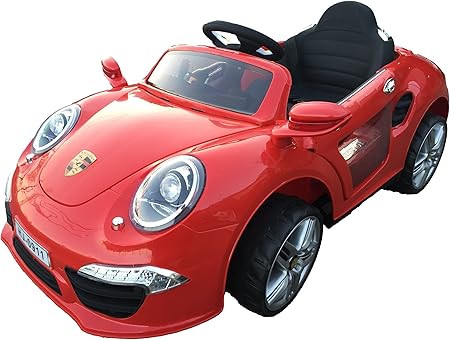 Amazon ポルシェ 乗用ラジコン 子供乗用rc電動車 カギx2 ラジオコントローラー付属 白 電動乗用 おもちゃ