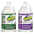 OdoBan Professional Disinfectant and Odor Eliminator Concentrate, 2-Pack, 1 Gallon Each Original Eucalyptus and Lavender Scents
