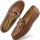 HARENCE Loafers for Women Comfortable Slip On Business Work Flats Shoes Casual Driving Moccasins Penny Loafer