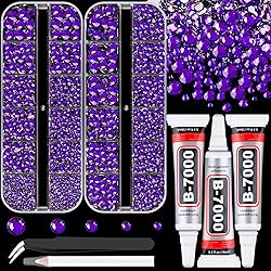 Resin Rhinestones for Crafting with B7000 Jewelry