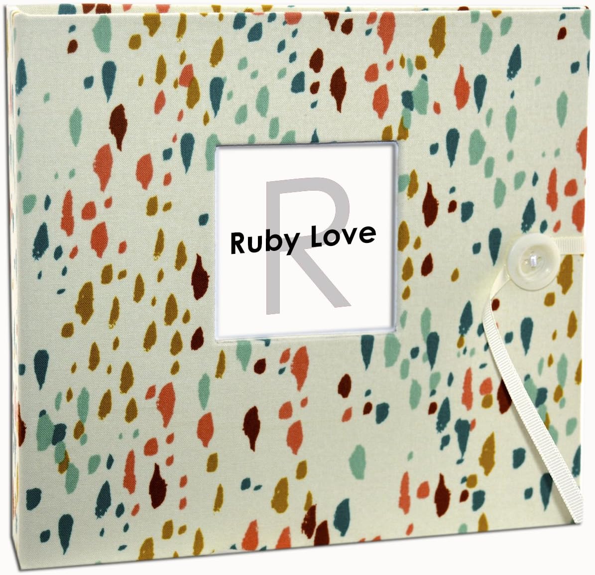 Special Edition (Years 1-5) Ruby Love Cream Confetti Baby Memory Book