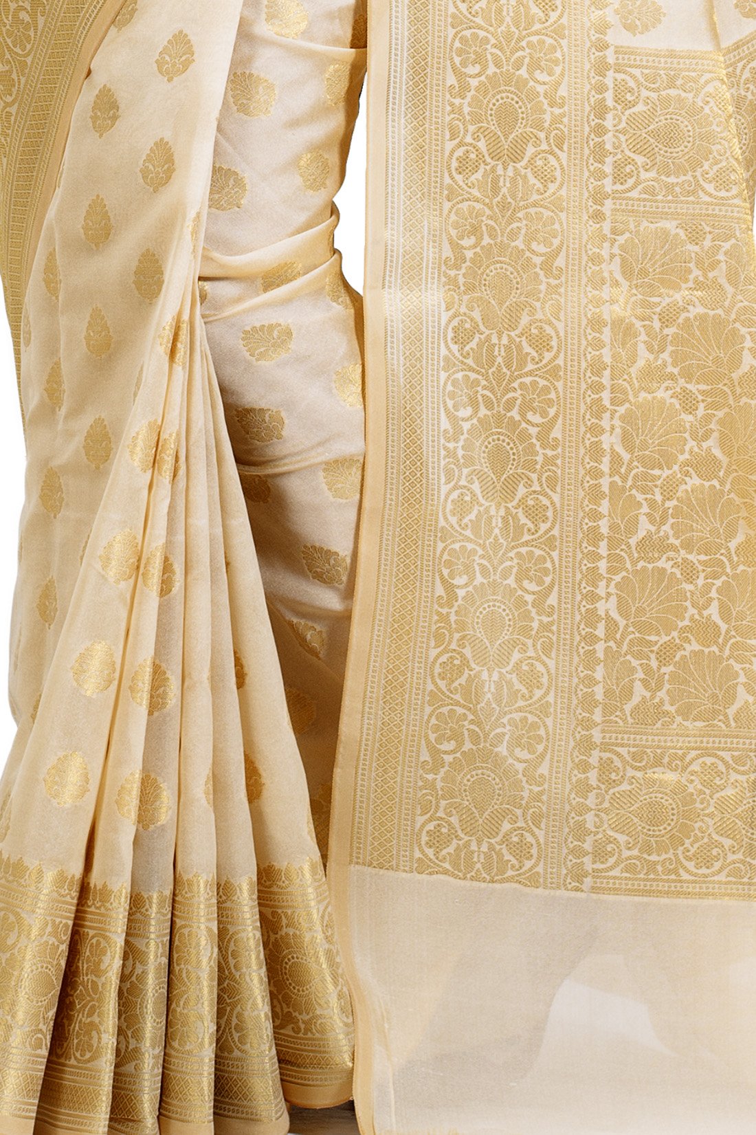 Chandrakala Banarasi Saree for Women with Unstitched Blouse Piece Indian Wear (1105)