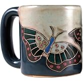 Mara Stoneware Mug - Butterfly Blue - 16 oz