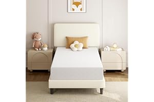 Yaheetech 10 Inch Twin Mattress 3 Foam Layer Cooling Gel Memory Foam Mattresses, Green Tea for Fresher Sleep, Medium Firm, CertiPUR-US Certified, No Fiberglass, Twin Size Mattress in a Box