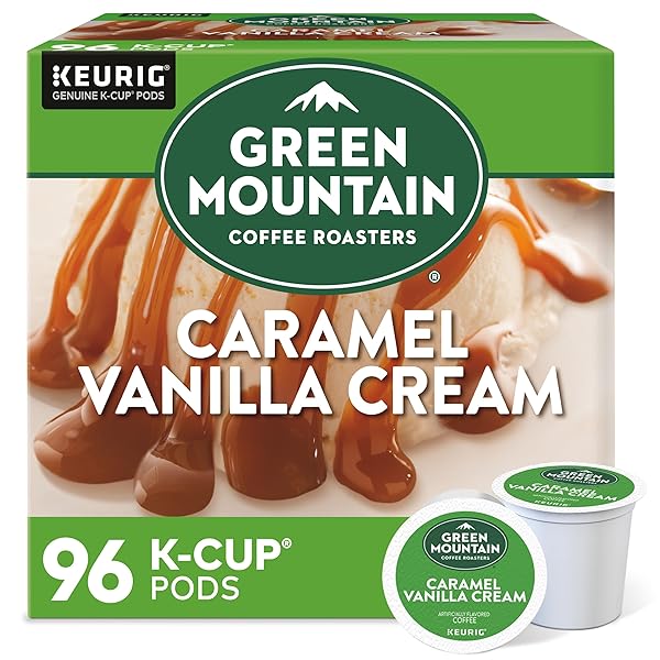 GREEN MOUNTAIN COFFEE ROASTERS CARAMEL VANILLA CREAM COFFEE,...