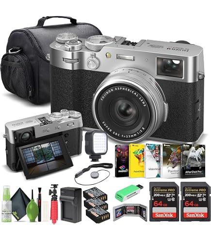 Amazon.com : FUJIFILM X100VI Digital Camera (Silver) + 64GB Memory