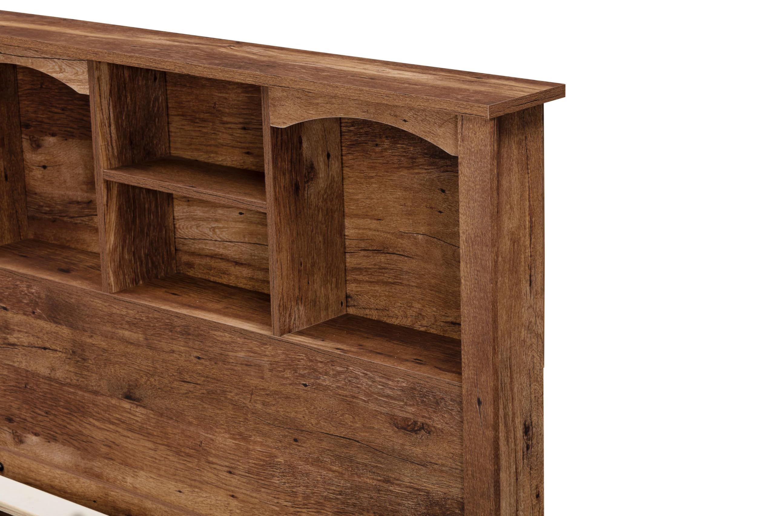 Photo 1 of **MINOR DAMAGE TO CORNER**American Furniture Classics Model 6005 Twin Sized Mountain Oak Bookcase Headboard