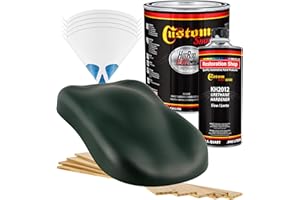 Custom Shop - British Racing Green - Hot Rod Flatz Flat Matte Satin Urethane Auto Paint - Complete Gallon Paint Kit - Professional Low Sheen Automotive, Car Truck Coating, 4:1 Mix Ratio