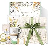 Valentines Day Gifts for Her Mom Friend Sister, Birthday Gifts for Women Self Care Spa Gift Baskets for Women, Get Well Soon Gift Baskets Thinking of You Relaxation Stress Relief Care Package