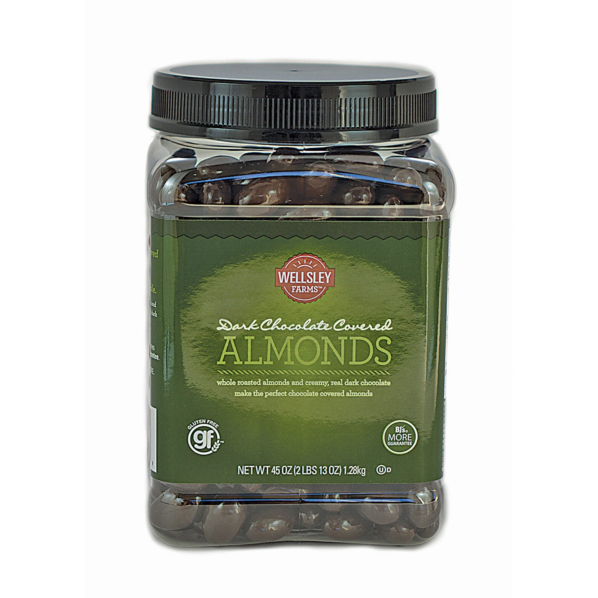 wellsley Farms Dark Chocolate Covered Almonds, 45 Oz Buy Online in