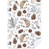 JFFTLL Hedgehog Gifts Kitchen Towels, Hedgehog Decor Hand Towels for Bathroom, 16x24 Inch