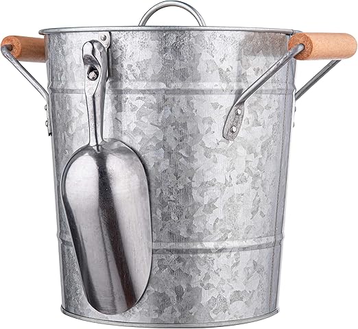 ice bucket with lid and scoop