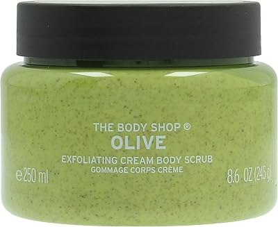 The Body Shop Olive Body Scrub 250ml Moisturising Exfoliating Skin