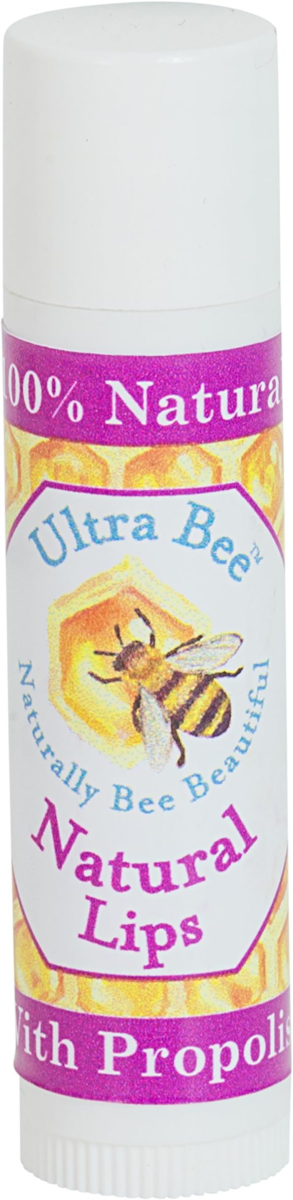 100% Natural Beeswax Lip Balm Honey, Propolis, Jojoba 4.3g