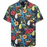 Feritto Funny Hawaiian Shirts for Men and Women: Beach-Ready Summer Styles with Short Sleeve Button-Down and Playful Patterns