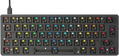 GMMK Compact (60%) Barebones Anpassbares Tastatur-Kit, Schwarz