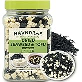 6.5oz Dried Wakame Seaweed & tofu mix for Miso Soup, Japanese Soup Kit | Instant Wakame and Tofu Mix for Ramen, Udon, Noodles