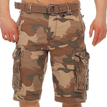 Jet Lag Herren Cargo Shorts Take off 8 (18) kurze Hose mit großen Seitentaschen