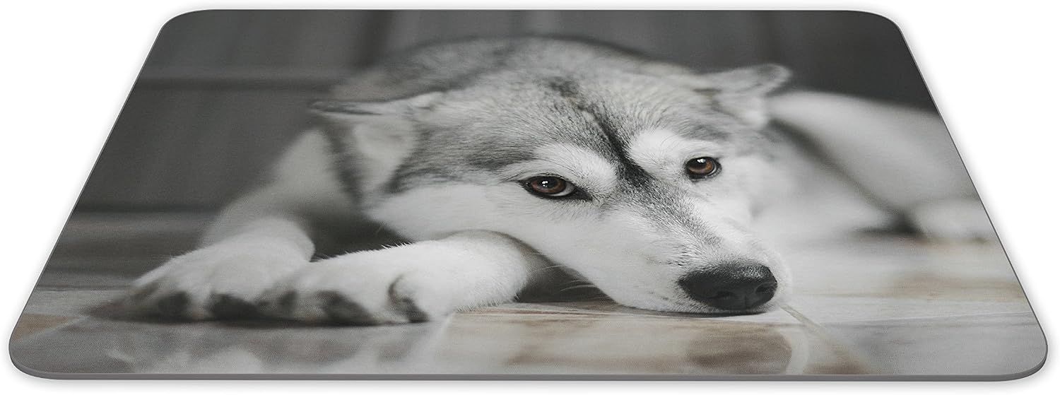 Beautiful Husky Mouse Mat Pad - Dog Animal Mum Sister Fun Gift Computer #8636, Multicolor - Image 3
