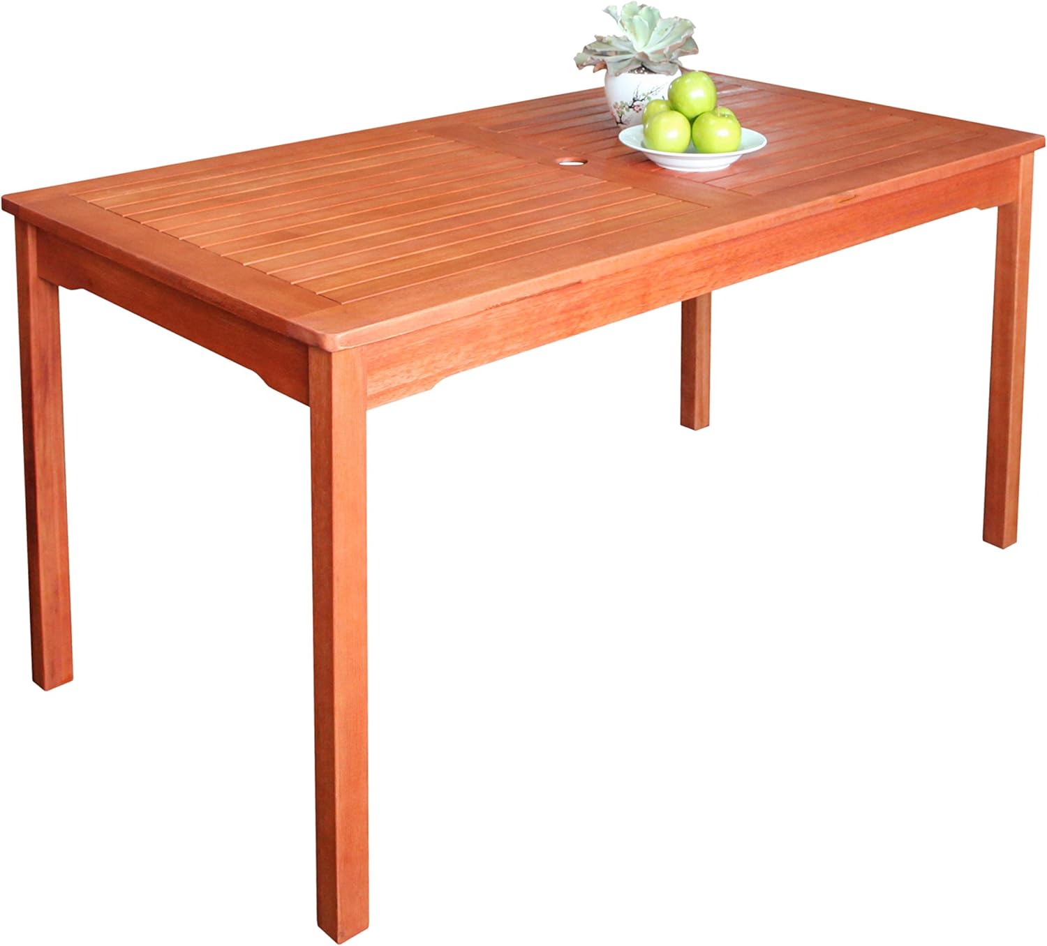 Malibu Outdoor Rectangular Patio Dining Table : Patio Dining Tables : Garden & Outdoor
