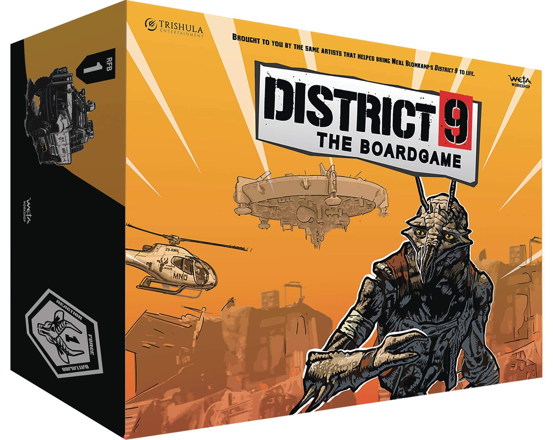 Weta Workshop District 9 Board Game, Multicolor