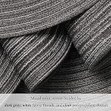 SHACOS 38cm Round Placemats Set of 6 Grey Woven Heat Resistant view 2