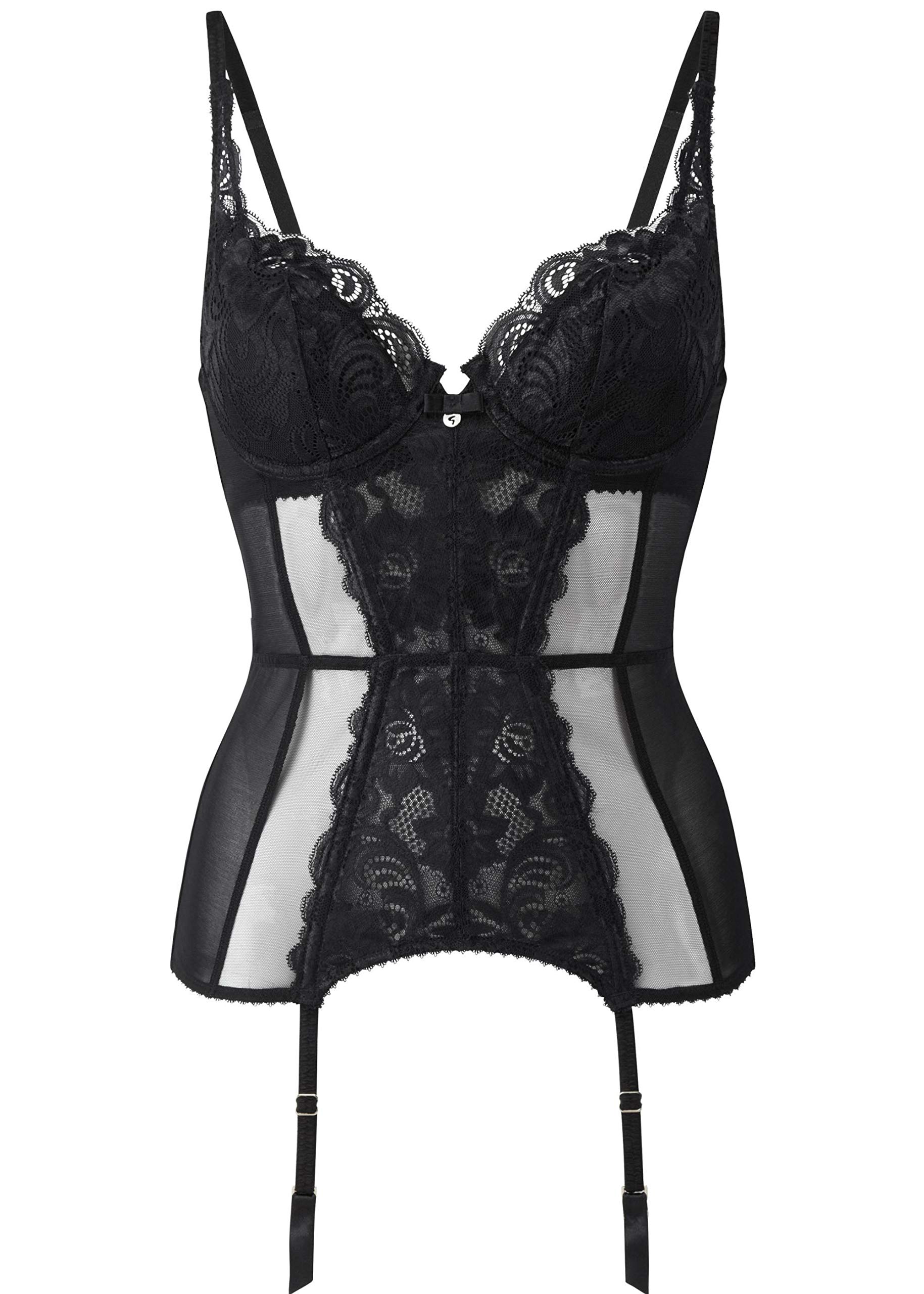 Gossard Womens Gypsy Padded Balcony Basque size 34E in Black