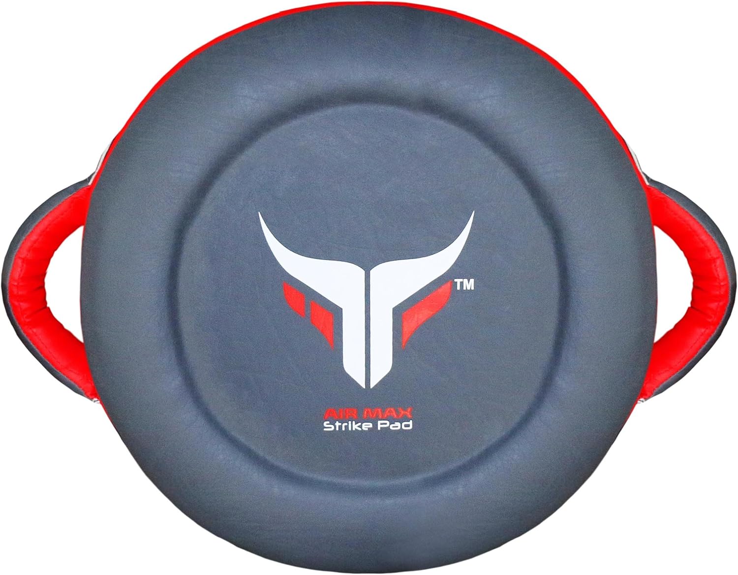 Mytra Fusion Synthetic Leather Strike Pad Boxing Pads Muay Thai MMA Punching Training Pads Focus pad Dummy Pads Thai pad Kick pad Training Punching Sparring Pads. (Gray/Red, Standard) : Sports & Outdoors