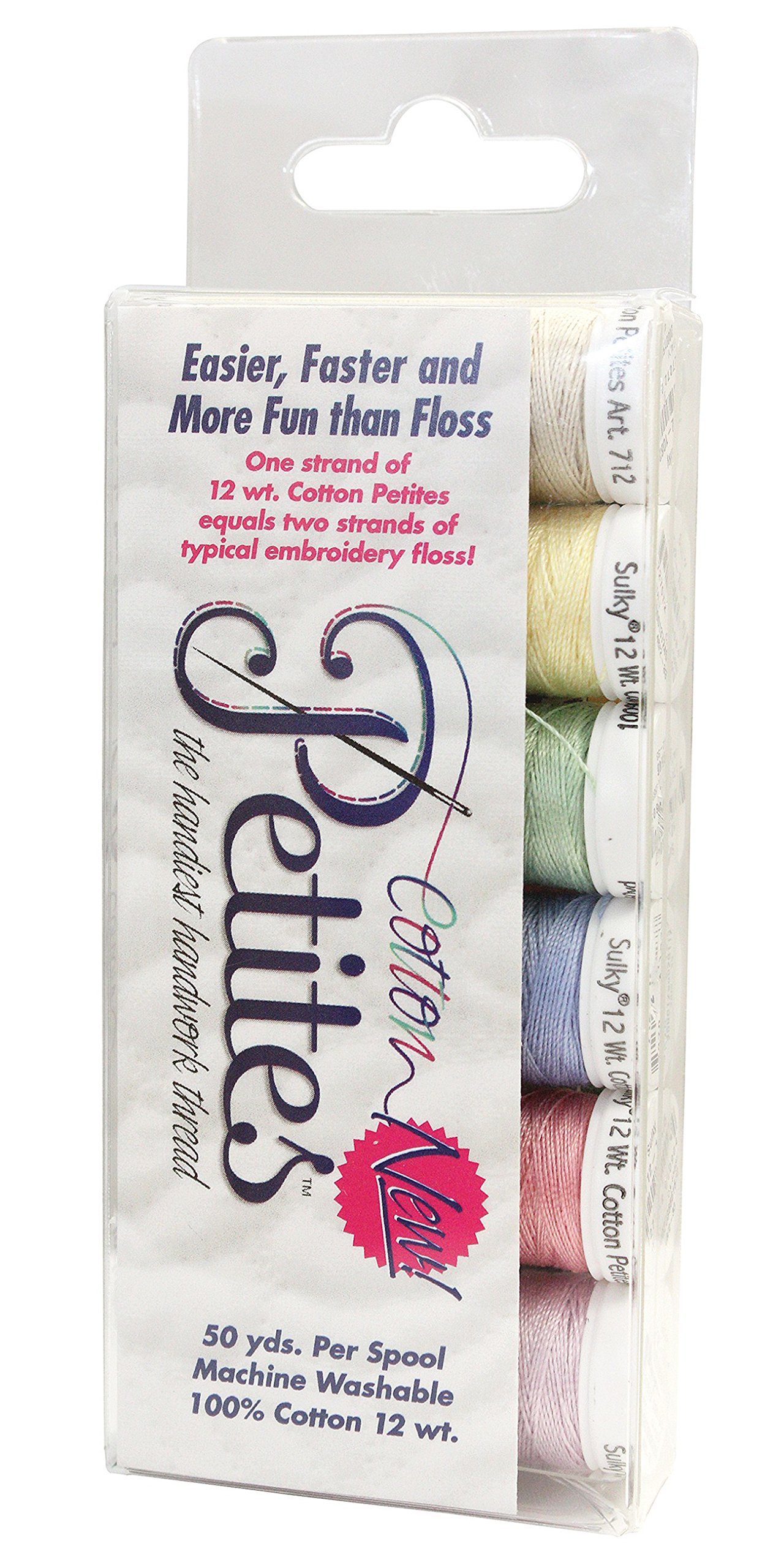 Sulky Cotton Sampler 12wt Petites-Spring Assortment